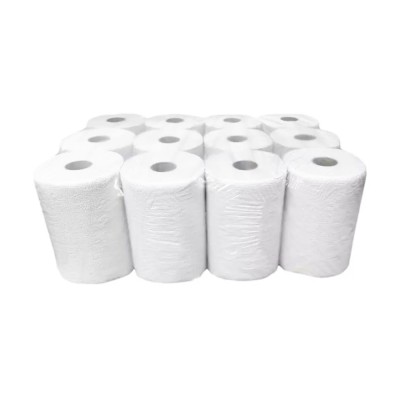 Kéztörlő 2 rétegű tekercses átmérő: 14 cm 100% cellulóz  55 m/tekercs 12 tekercs/karton Peppy_19061K