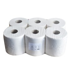 Kéztörlő 2 rétegű tekercses átmérő: 19 cm 100% cellulóz 84 m/tekercs 6 tekercs/karton hófehér