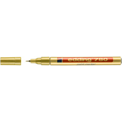 Lakkmarker 0,8mm, kerek Edding 780 arany