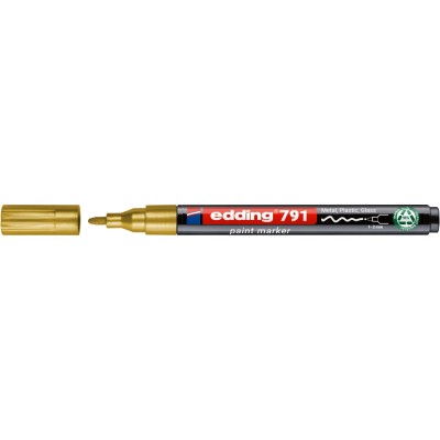 Lakkmarker 1-2mm, kerek Edding 791 arany