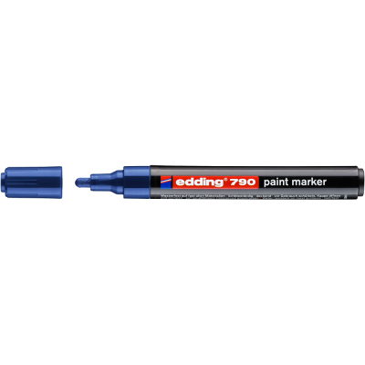 Lakkmarker 2-3mm, kerek Edding 790 kék