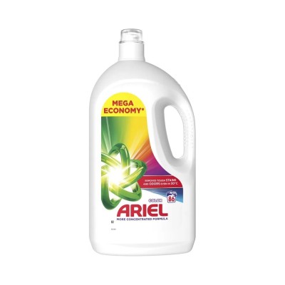 Mosógél 3,87 liter (86 mosás) színes ruhákhoz Ariel Color