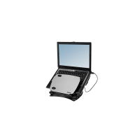 Munkaállomás ülő-álló, Fellowes® Professional Series, laptophoz,USB portokkal