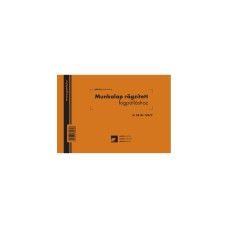 Munkalap rögzített fogpótláshoz A5, fekvő A.3510-159