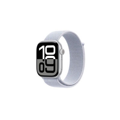 Okosóra APPLE Watch S10 Cellular 46mm Silver Alu Case with Blue Cloud Sport Loop