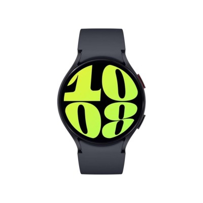 Okosóra SAMSUNG Galaxy Watch 6 (szilikon csuklópánt, 44mm) fekete