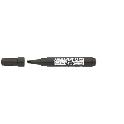 Alkoholos marker 1-4mm, vágott Ico 12XXL fekete