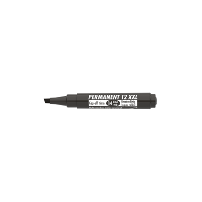 Alkoholos marker 1-4mm, vágott Ico 12XXL fekete