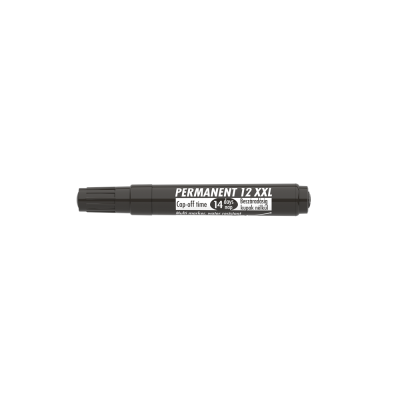 Alkoholos marker 1-4mm, vágott Ico 12XXL fekete