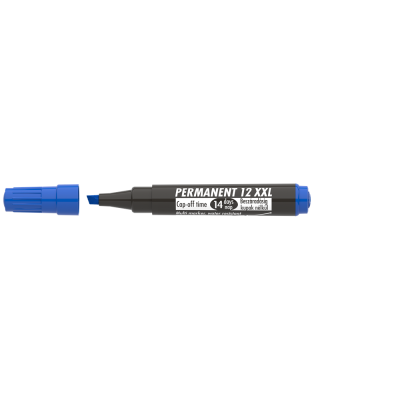 Alkoholos marker 1-4mm, vágott Ico 12XXL kék
