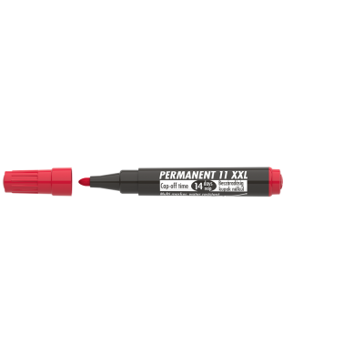 Alkoholos marker 3mm, kerek Ico 11XXL piros