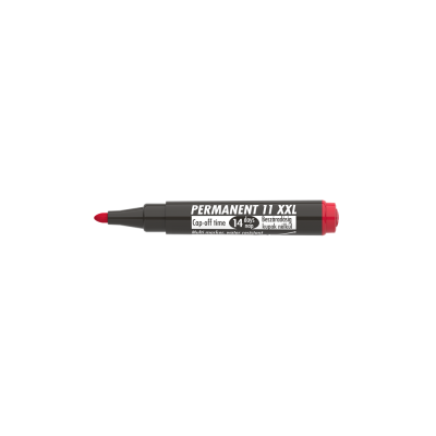 Alkoholos marker 3mm, kerek Ico 11XXL piros