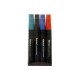 Alkoholos marker Foroffice, kerek hegyű hegyű, 1,5-3mm, 4 db-os készlet,