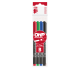 Alkoholos marker készlet, B OHP Ico 10 db/doboz, 4 klf.szín