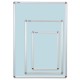 Plakátkeret A4, alumínium keret  BS0701 Franken