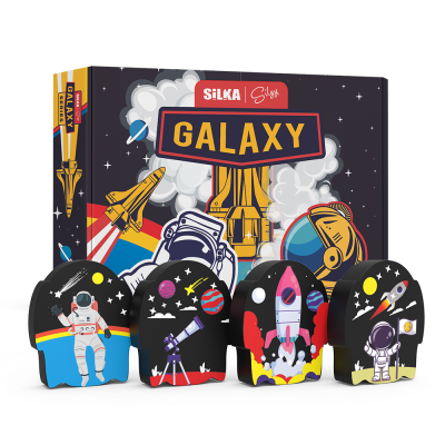 Radír, galaxis, 36 db/display, Silka