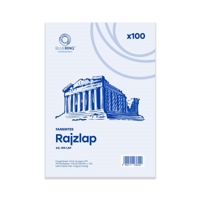 Rajzlap A4, famentes fóliázva Bluering® 100 ív/csomag