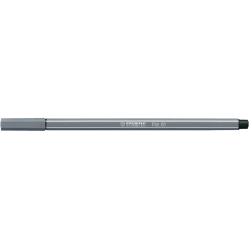 Rostirón, filctoll 1mm, M STABILO Pen 68 sötétszürke