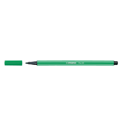 Rostirón, filctoll 1mm, M STABILO Pen 68 zöld