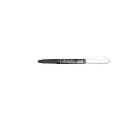 Rostirón, filctoll vízbázisú 1-2,5mm, kerek hegyű Centropen 2687 fehér