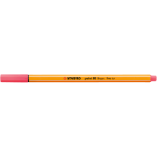 Rostirón, tűfilc 0,4mm, STABILO Point 88 neon piros