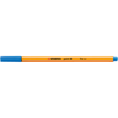 Rostirón, tűfilc 0,4mm, STABILO Point 88 ultramarin kék
