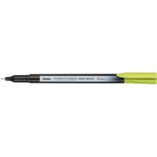 Rostirón, tűfilc 0,4mm, Pentel Pointliner limezöld