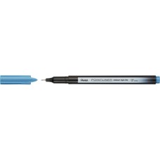 Rostirón, tűfilc 0,4mm, Pentel Pointliner türkizkék
