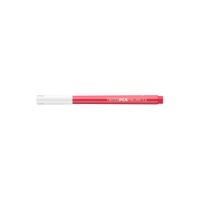 Rostirón, tűfilc vízbázisú, 0,5mm, kerek test, Tinten Pen Ico piros