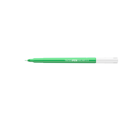 Rostirón, tűfilc vízbázisú, 0,5mm, kerek test, Tinten Pen Ico zöld