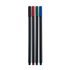Rostirón, tűfilc vízbázisú készlet, 0,4mm, hatszögletű, 4 klf. szín