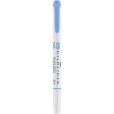 Szövegkiemelő 1,0/3,5 mm, kétvégű Zebra Mildliner Cool & Refined kék