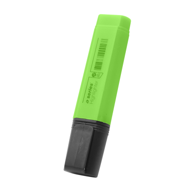 Szövegkiemelő 1-5mm, vágott hegyű, lapos test, A-Series zöld