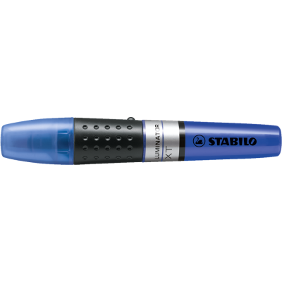 Szövegkiemelő 2-5mm, hengeres test Stabilo Luminator kék