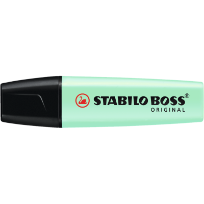 Szövegkiemelő 2-5mm, vágott hegyű, STABILO Boss original Pastel menta