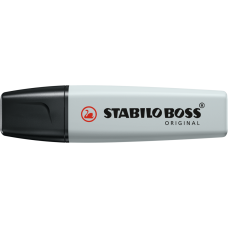 Szövegkiemelő 2-5mm, vágott hegyű, STABILO Boss original Pastel szürke
