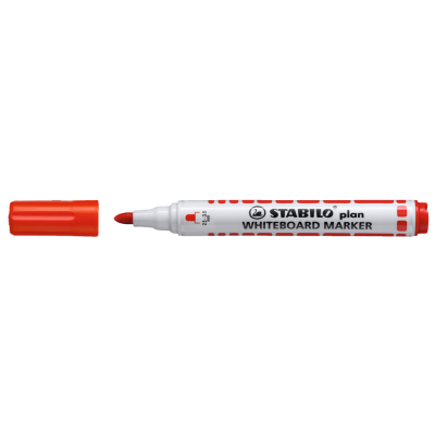 Táblamarker 2,5-3,5mm, kerek hegyű, Stabilo Plan 641/40 piros