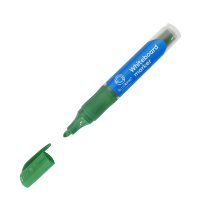 Táblamarker 3mm, kerek, cserélhető betétes, Bluering zöld