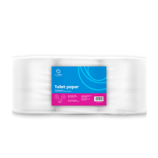 Toalettpapír 2 rétegű közületi átmérő: 19 cm 100 % cellulóz 180 m/tekercs 12 tekercs/csomag Bluering®_hófehér