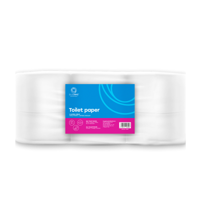 Toalettpapír 2 rétegű közületi átmérő: 19 cm 100 % cellulóz 180 m/tekercs 12 tekercs/csomag Bluering®_hófehér