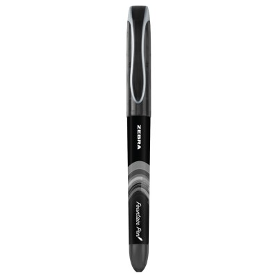 Töltőtoll 0,6 mm, Zebra Fountain pen, fekete