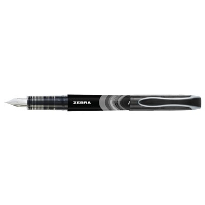 Töltőtoll 0,6 mm, Zebra Fountain pen, fekete