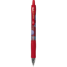 Zseléstoll 0,7mm, nyomógombos Pilot G-2 One Piece, írásszín piros
