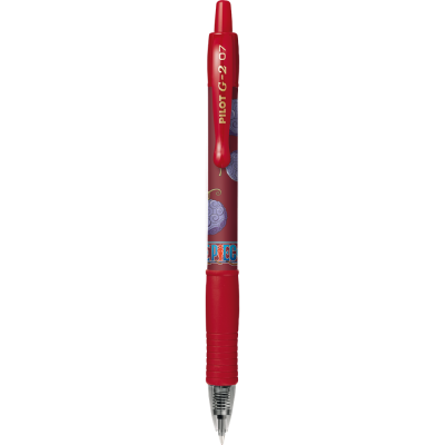 Zseléstoll 0,7mm, nyomógombos Pilot G-2 One Piece, írásszín piros